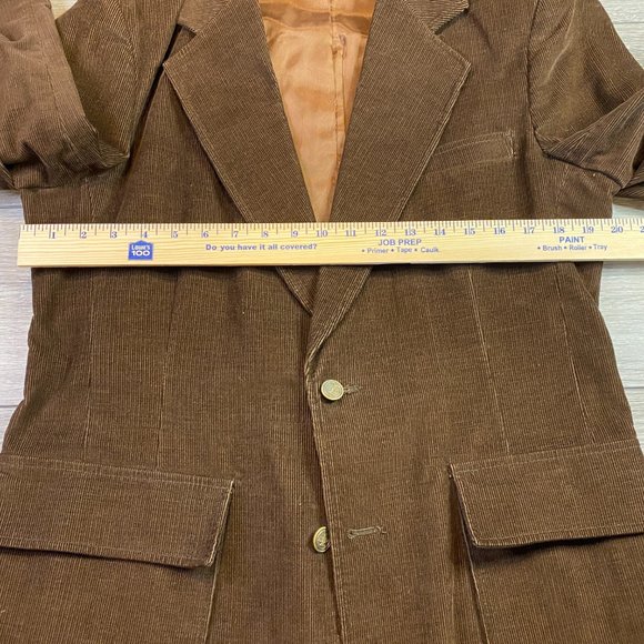Lee For The Man Vintage Corduroy Blazer Jacket Brown Made in USA VTG - Picture 7 of 9